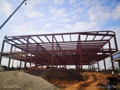 上?？者\綿陽機場貨運綜合樓建設(shè)項目主體框架完工
