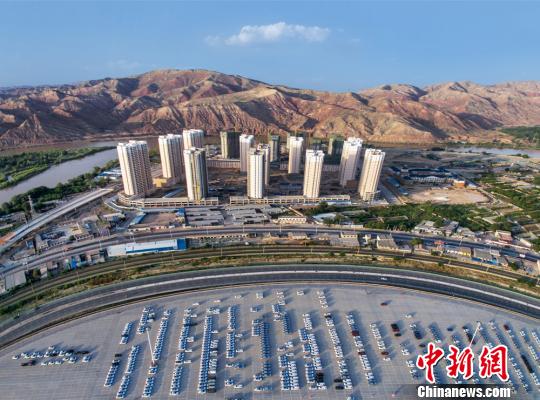 圖為甘肅(蘭州)國際陸港航拍圖。(資料圖)甘肅(蘭州)國際陸港供圖