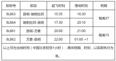 國際快遞拼箱價(jià)格-祥鵬航空開通兩條老撾航線 跨年過節(jié)新去處（附圖）