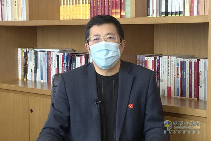 中國交通報社黨委書記、董事長蔡玉賀致辭